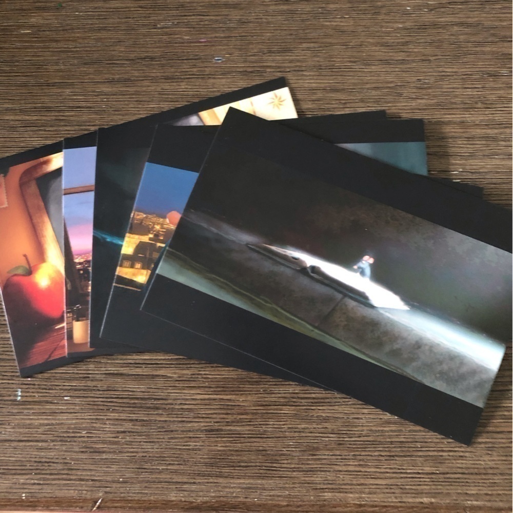 Disney Pixar Movie Postcards: Ratatouille, & Your Friend the Rat 5 pack.